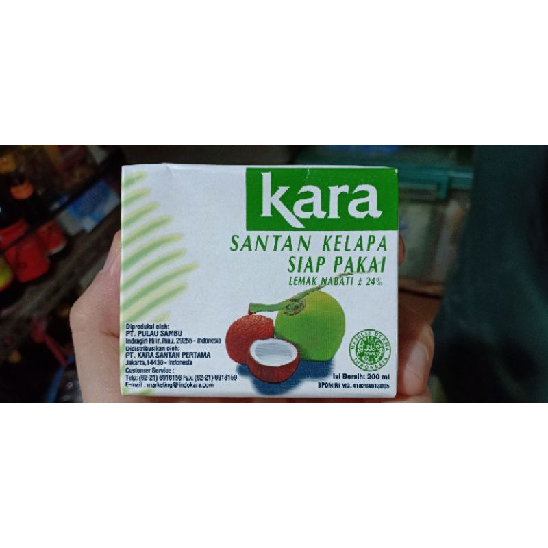 

Kara Santan Kelapa Siap Pakai 200ml