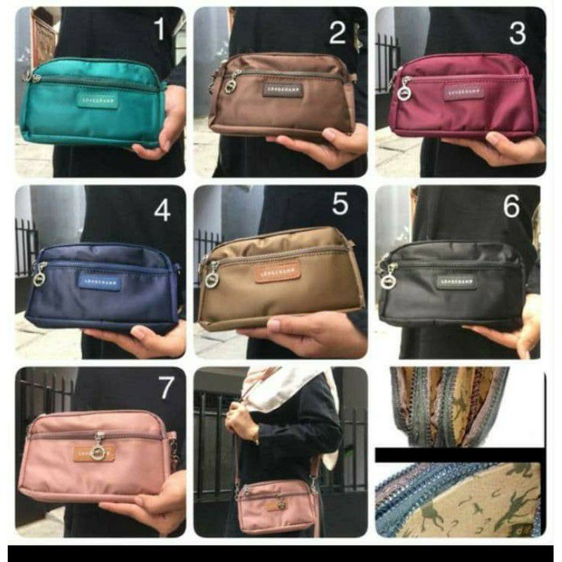 Tas Selempang Dompet wanita Full embos 2tali IMPORT