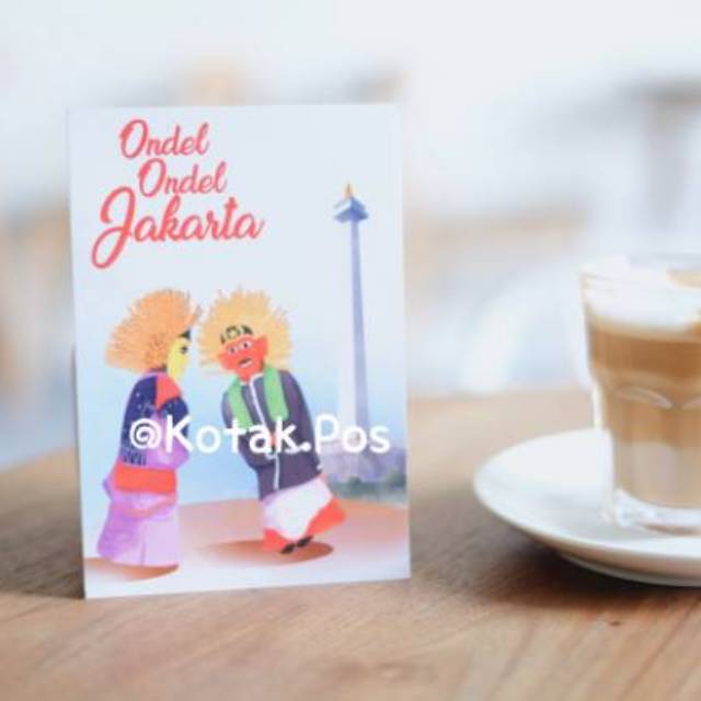 

ONDEL JAKARTA TRADISIONAL INONESIA KHAS BUDAYA KARTU POS POSTCARD POSTCROSSING SURAT FILATELI MURAH