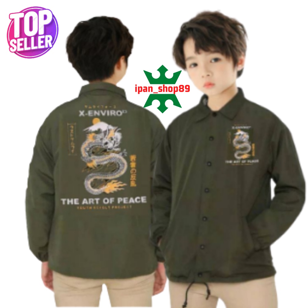 JAKET NAGA ANAK ANAK ORIGINAL / JAKET COACH ANAK TANGGUNG / JAKET SUKAJAN ANAK