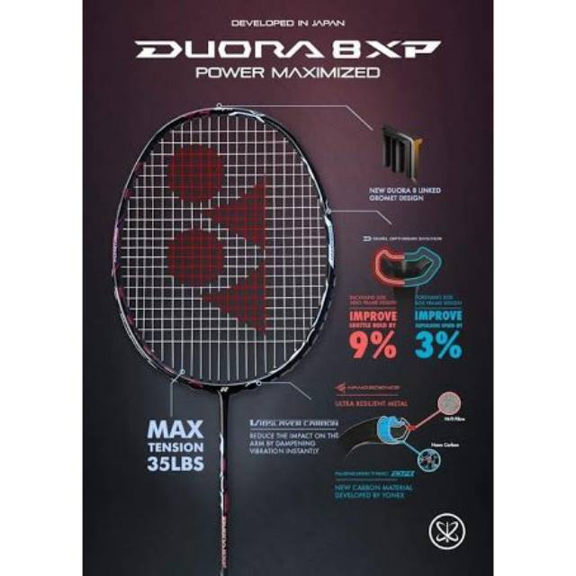 Raket Badminton Yonex - Duora 8 XP