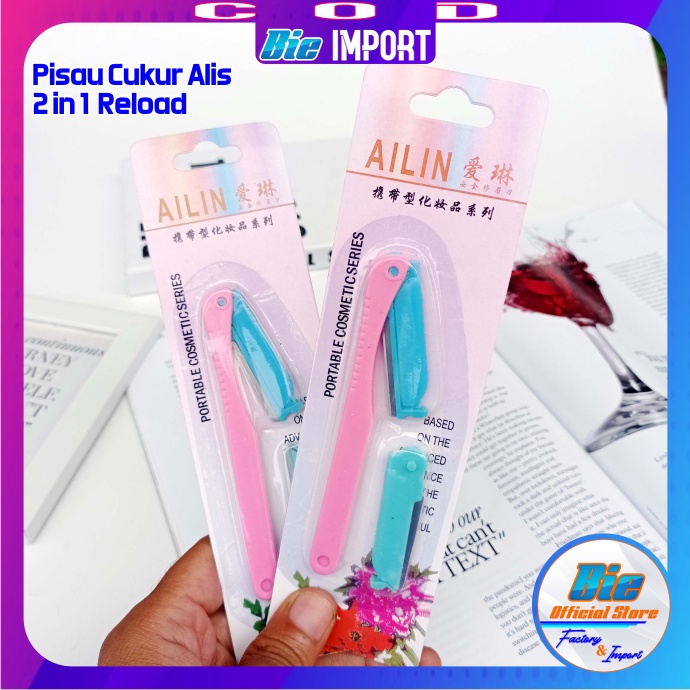 3 Pcs Pisau Cukur Alis Tineke Korean Style Import