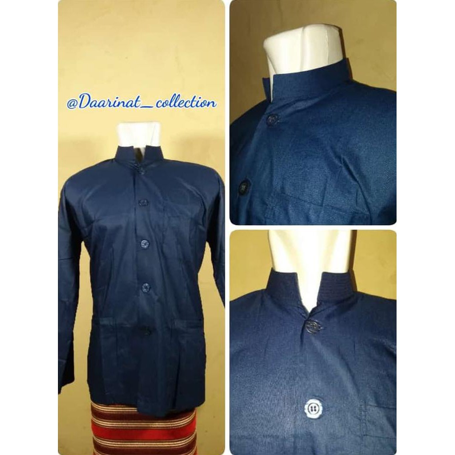Baju Koko Daar Inat / Baju Koko Kancing / Baju Koko Katun -