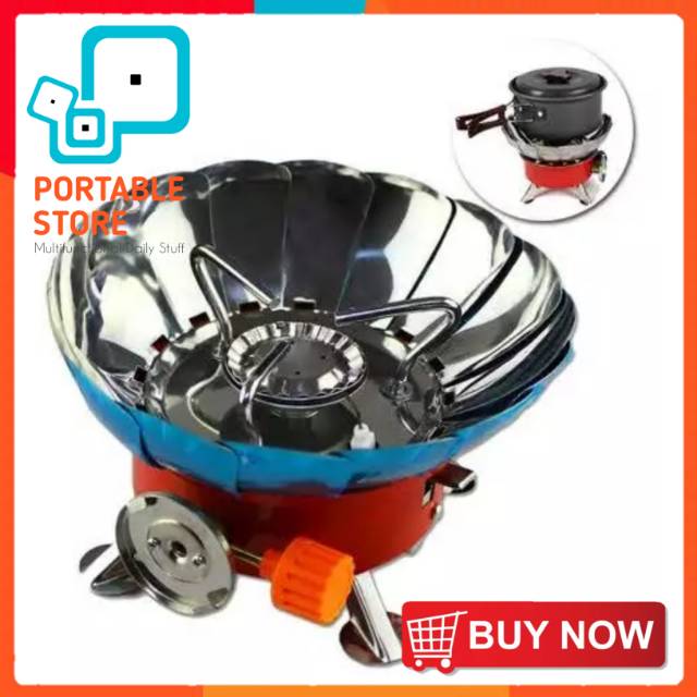 [PORTABLE] Kompor Gas Anti Angin Portable untuk Camping | Kompor Portable | Kompor