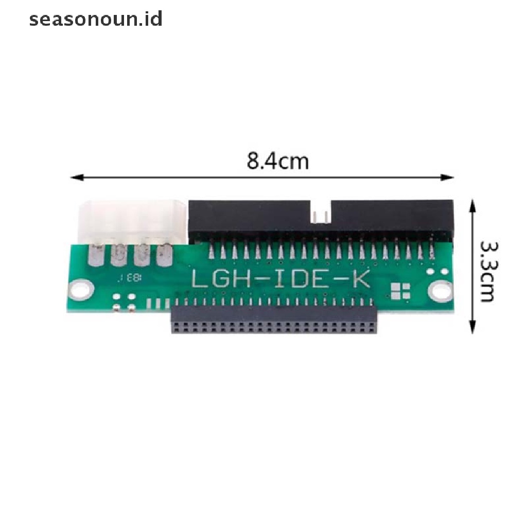 【seasonoun】 3.5 IDE male to 2.5 IDE female 44 pin to 40 pin SATA converter adapter card .