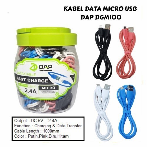 Kabel Micro USB DAP DGM100 Kabel Data Micro USB Fast Charging -ISI 40-