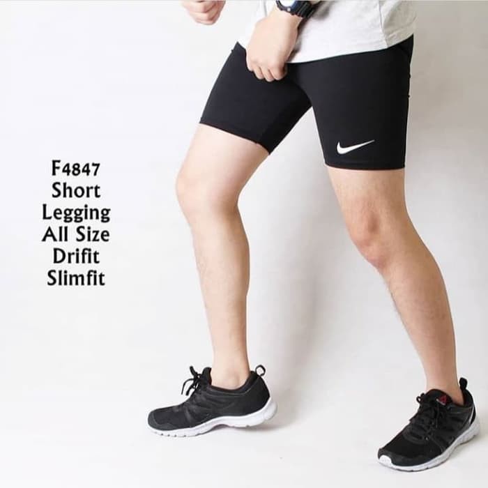 Celana Legging Pendek Sport Gym Fitnes Hitam adidas Pria guntur_sport