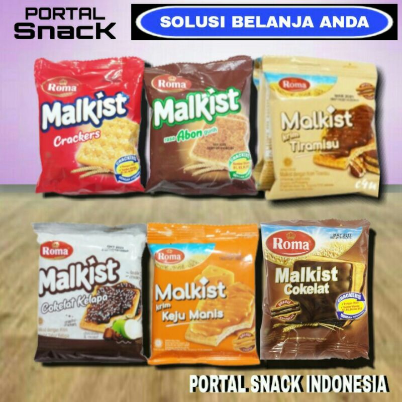 

MALKIST ROMA Biskuit Renceng isi 10 pcs @18gr