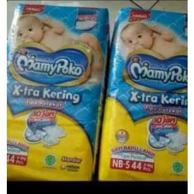 Pampers bayi baru lahir / new born NB-S 44 tipe perekat