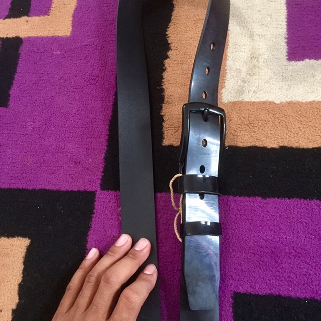 Ikat pinggang pria kulit sintetis fiber pala jarum #ikatpinggangpria #gesperpria #manbelt