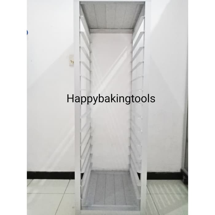 Flash Sale - Trolley Rak Kue Roti 15 Susun, Cooling Rack Trolley 15 Susun, Rak Kue