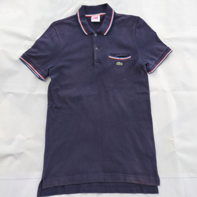 polo shirt kaos lacoste live second bekas preloved original branded
