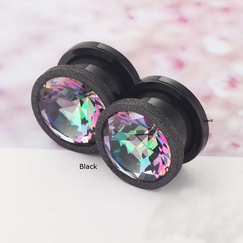 2pcs Anting Tindik Bahan Stainless Steel Ukuran 6-16mm Untuk Unisex