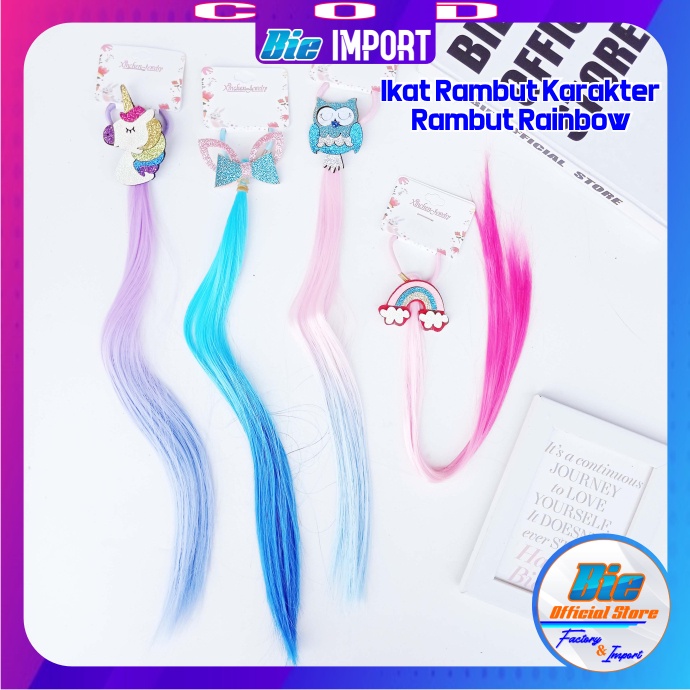 6 Pcs Jepit Rambut Kepang Warna-warni Impor Best Seller