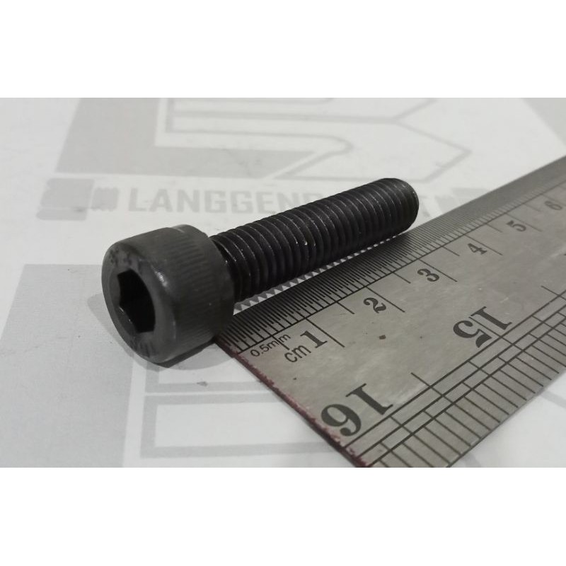 Baut L M8 X 35 HITAM / BAJA KUNCI L 6 M8x35