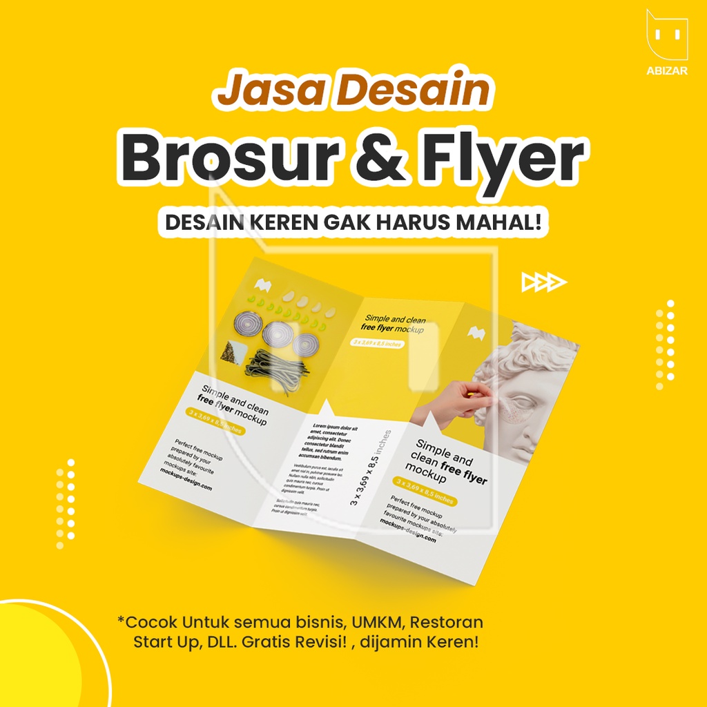 Desain Brosur | Poster | Pamflet | Menu Makanan | Flyer