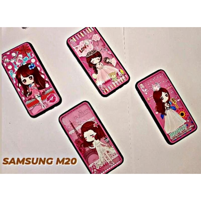 Softcase karakter Korea girl Huawei Y7 pro