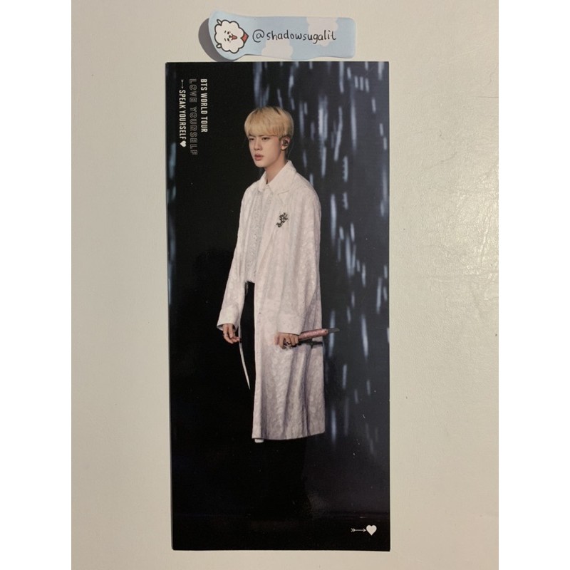 BTS Jin Sao Paulo Bookmark