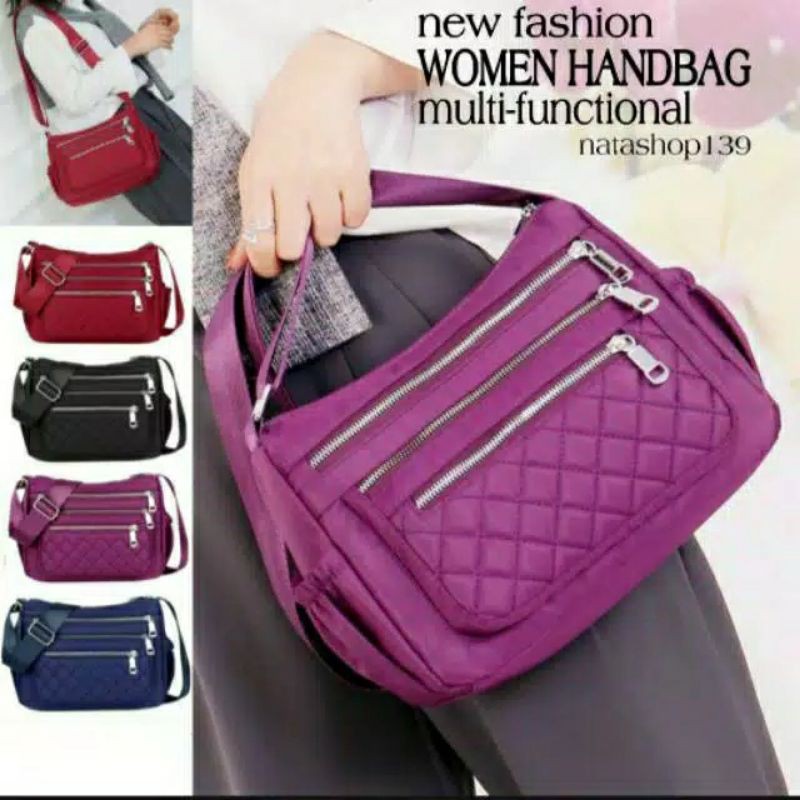 Hot Sale !! New Arrival Fashion Women Handbag Multi Functional Tas Selempang Wanita Kekinian