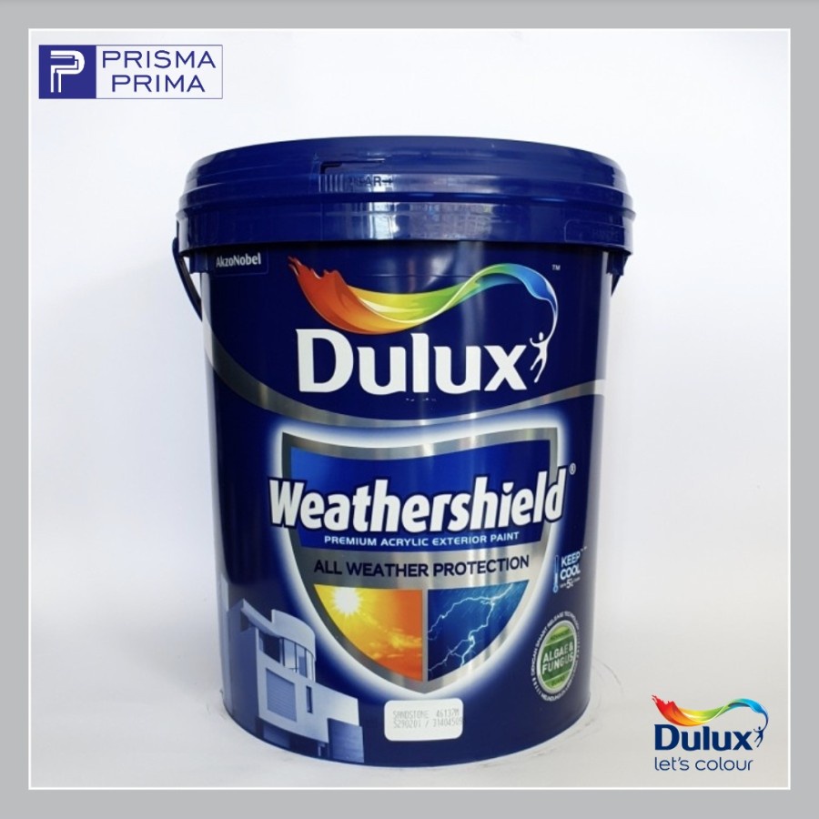 Jual Cat Tembok Dulux Weathershield 2290 Brilliant White Pail 20 Liter