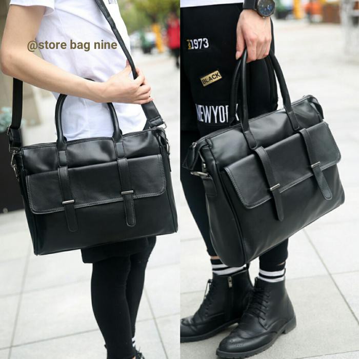 Terlaris tas selempang pria/tas kantor impor/tas kerja/tas kulit impor
