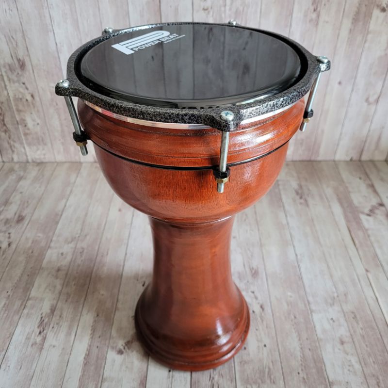 Dumbuk Pinggang Calti Darbuka Hadroh Dewasa Mika Power Beat 8 inch Motif Marmer Kualitas Terjamin