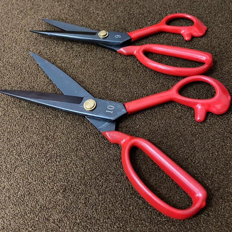 

[PRODUK BGKDL] Gunting Kain Gagang Karet premium / Gunting taylor / Gunting penjahit gagang karet / gunting tajam AHT