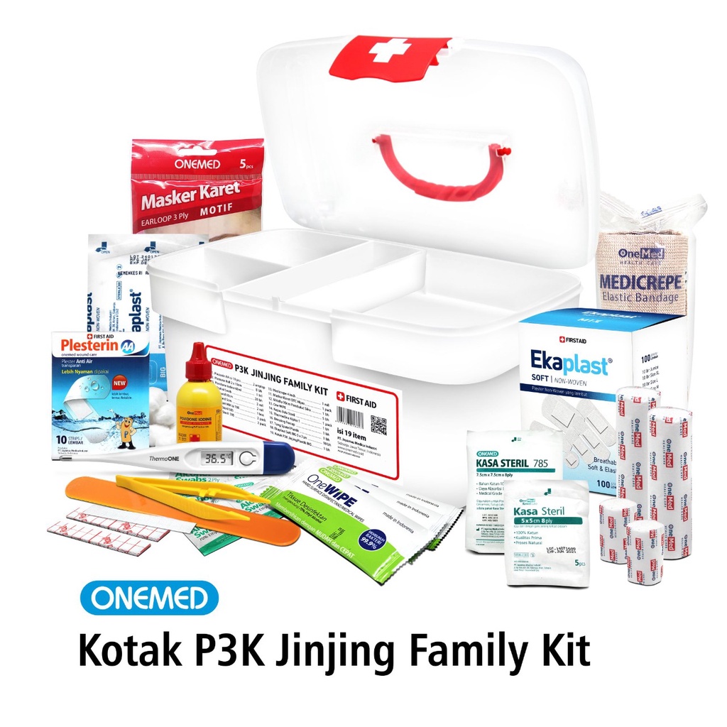 Kotak P3K Plastik Jinjing Family Kit Onemed