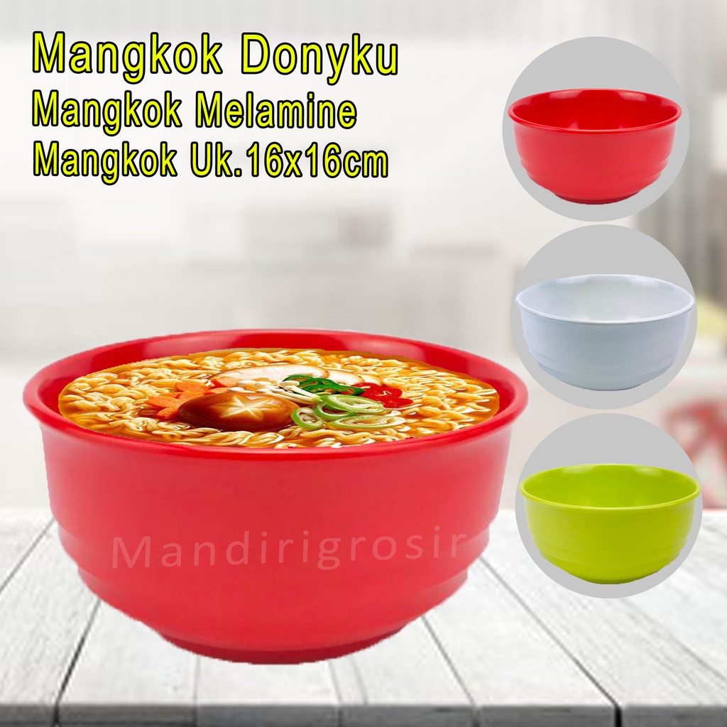 Mangkok Serbaguna * Mangkok Melamine * Mangkok * MK-1322 Uk.16cm