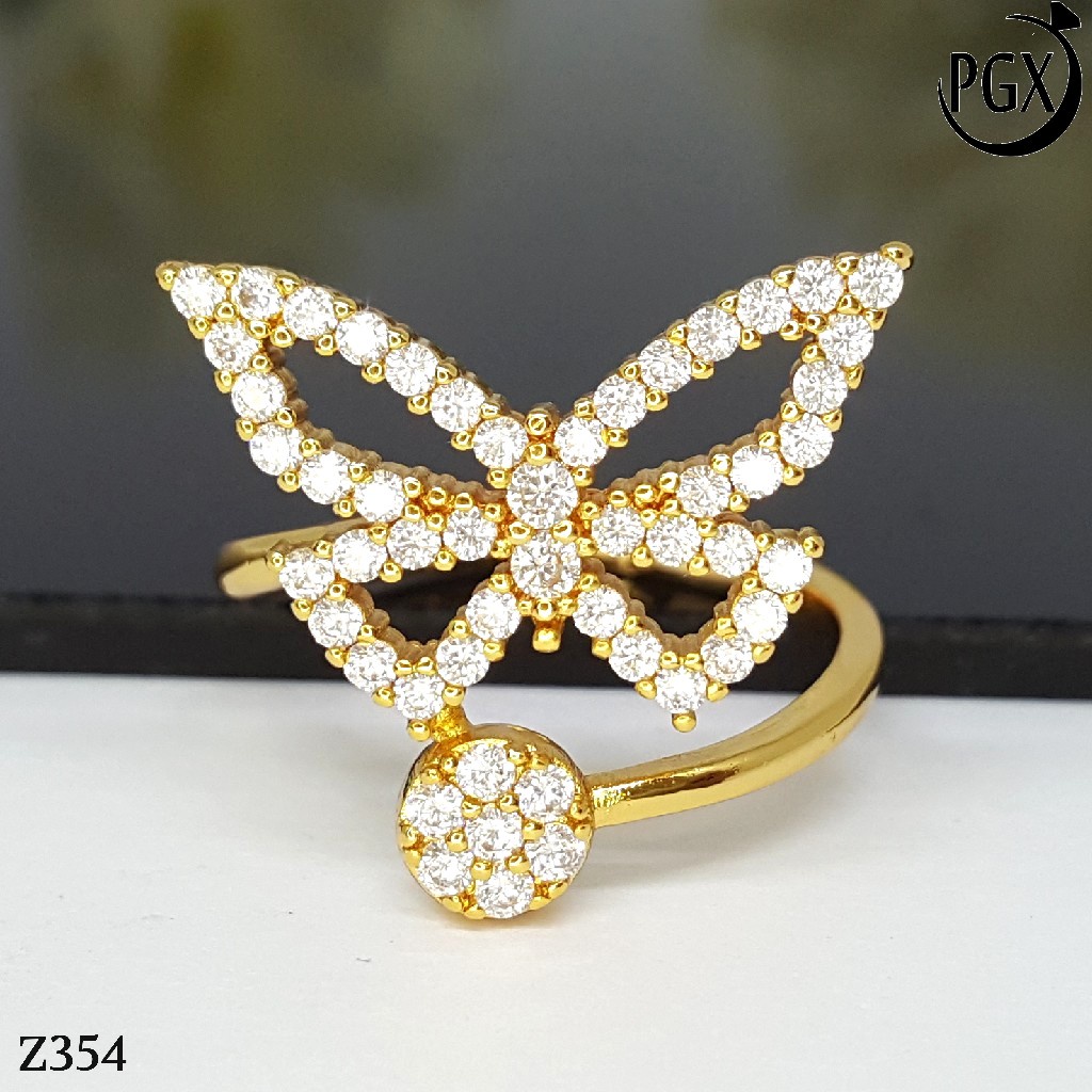 PGX Cincin Xuping Wanita Aksesoris Fashion Perhiasan Lapis Emas Premium - Z354