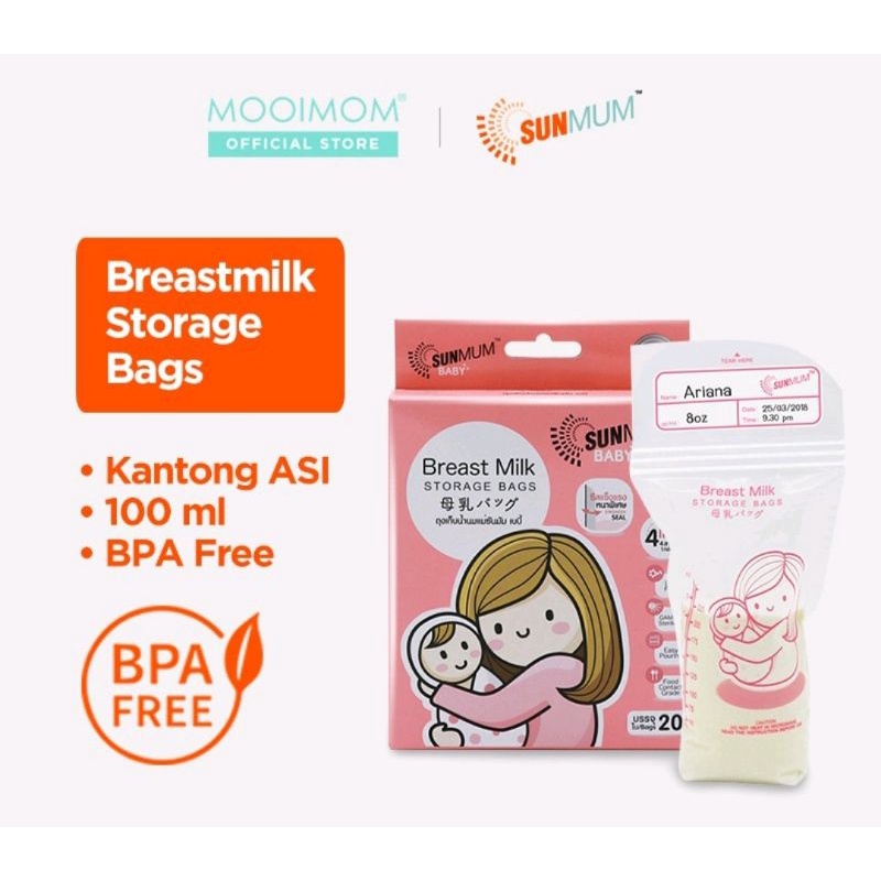 [READY STOCK] SUNMUM Baby Breastmilk Storage Bags