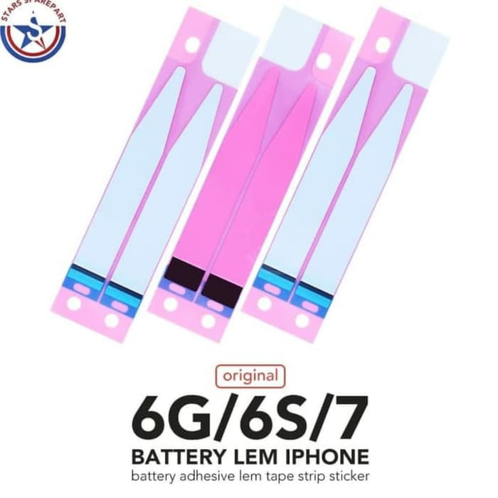 

Lem Baterai Sticker Adhesive Battery Iphone 5 5S 5c 6 6s 7 8 Plus X XR