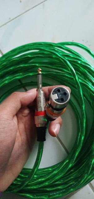 Kabel mic xlr isi 3/ 3 pin merk makita panjang 5 meter