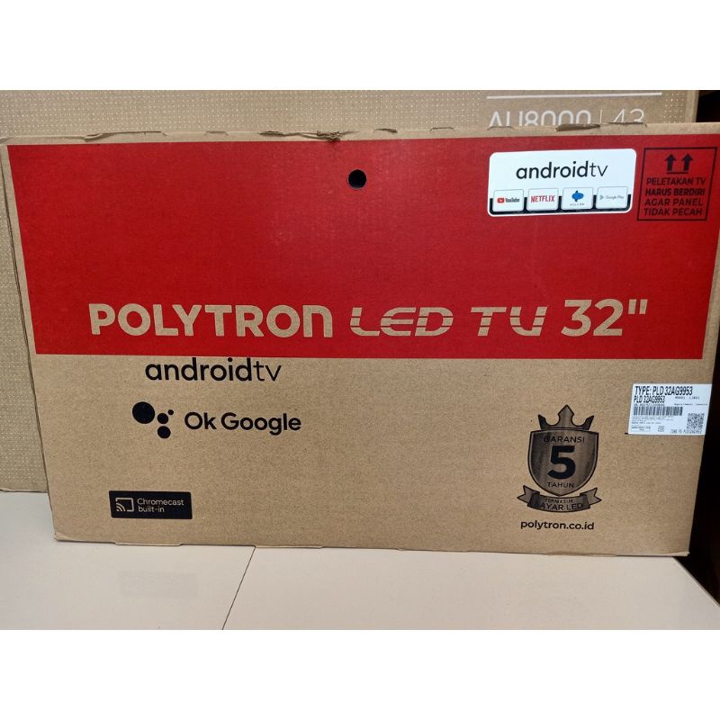 TV LED POLYTRON 32 INCH ANDROID SMART TV 32AG9953