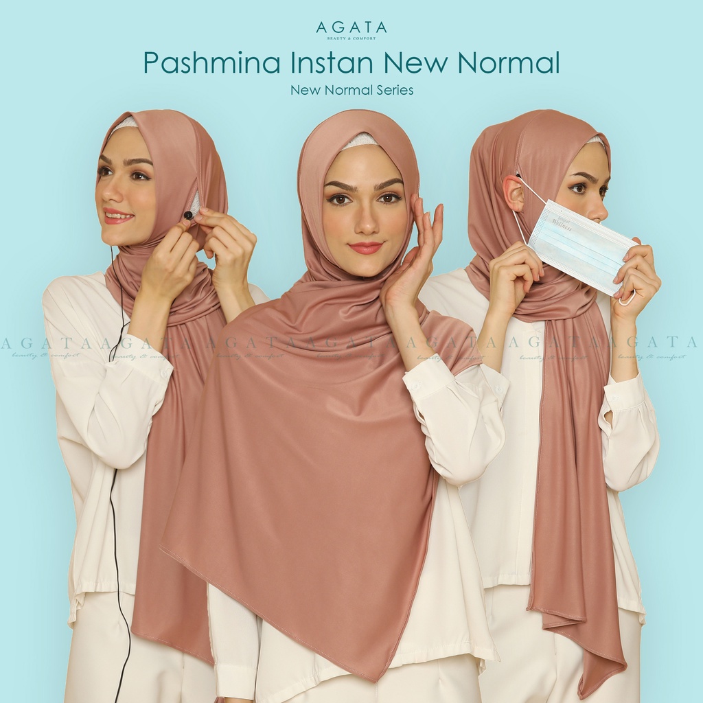 Pashmina Instan Jersey | Pashmina New Normal With Ear Access