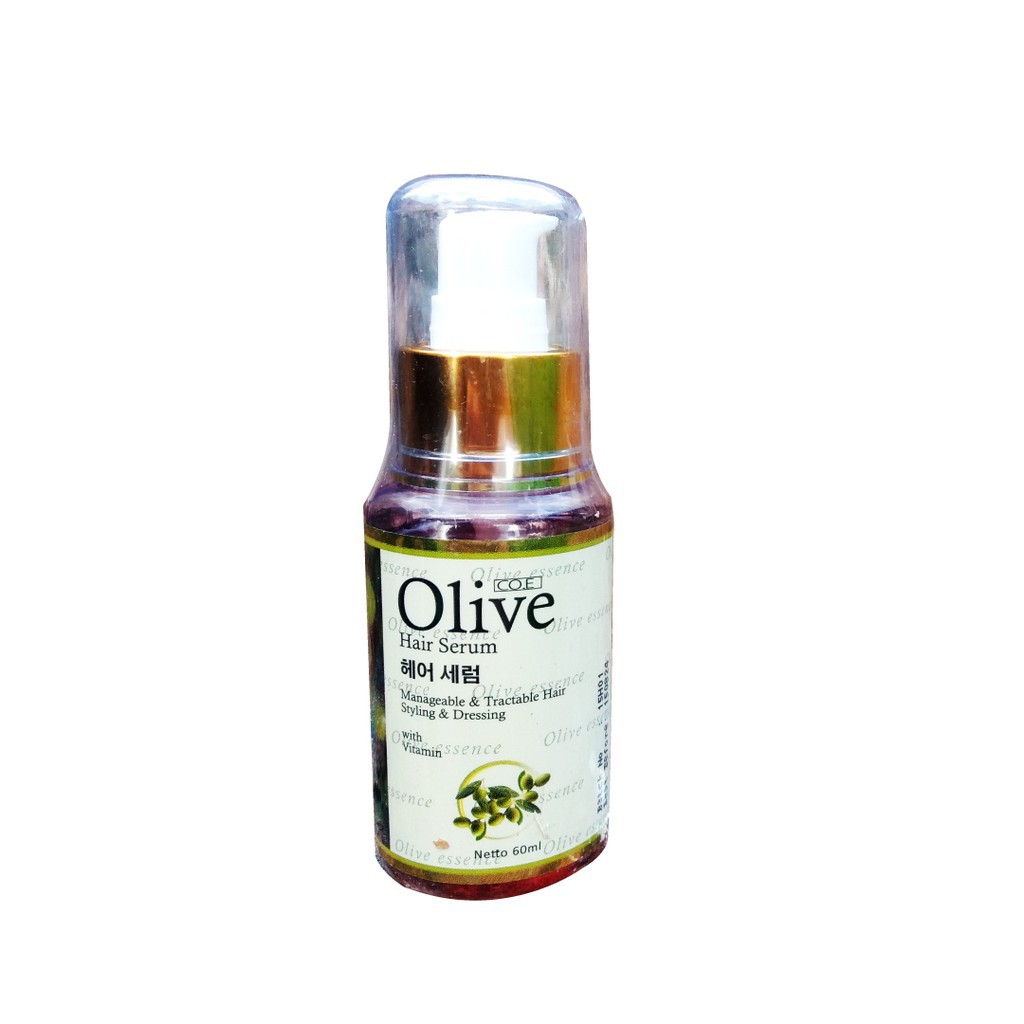 SYB OLIVE HAIR SERUM 60Ml ORIGINAL - TEKSTUR OIL YANG MENGUAP KERING TIDAK LENGKET &amp; BERMIMYAK LEPEK