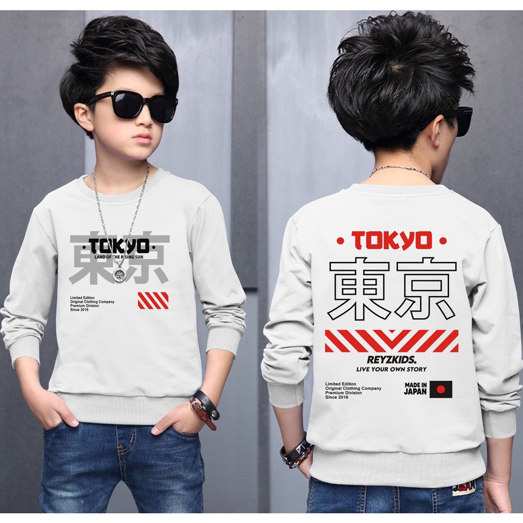 Switer Tokio Terbaru / Sweater Anak Laki-laki /  Sweeter Gaming Bahan Babyterry / FLAVA_STORE