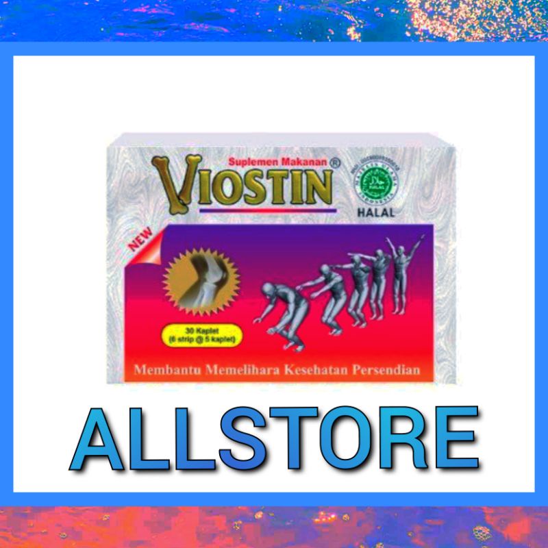 Viostin DS Halal - 1 Box @ 30 Kaplet Suplemen Sendi