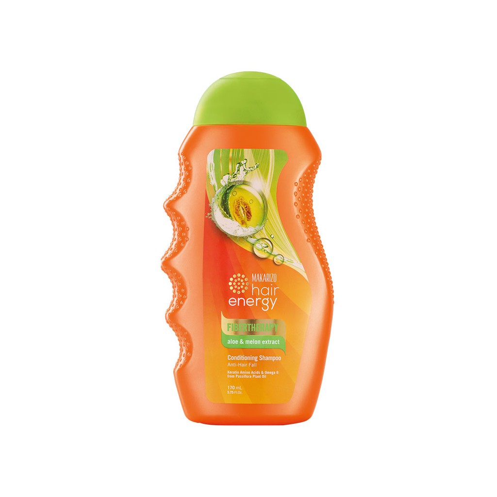 ❤ BELIA ❤ MAKARIZO Hair Energy Shampoo Botol (170ml & 330ml) Shampo Sampo Pembersih Rambut 2in1-AloeMelon-HIJAU