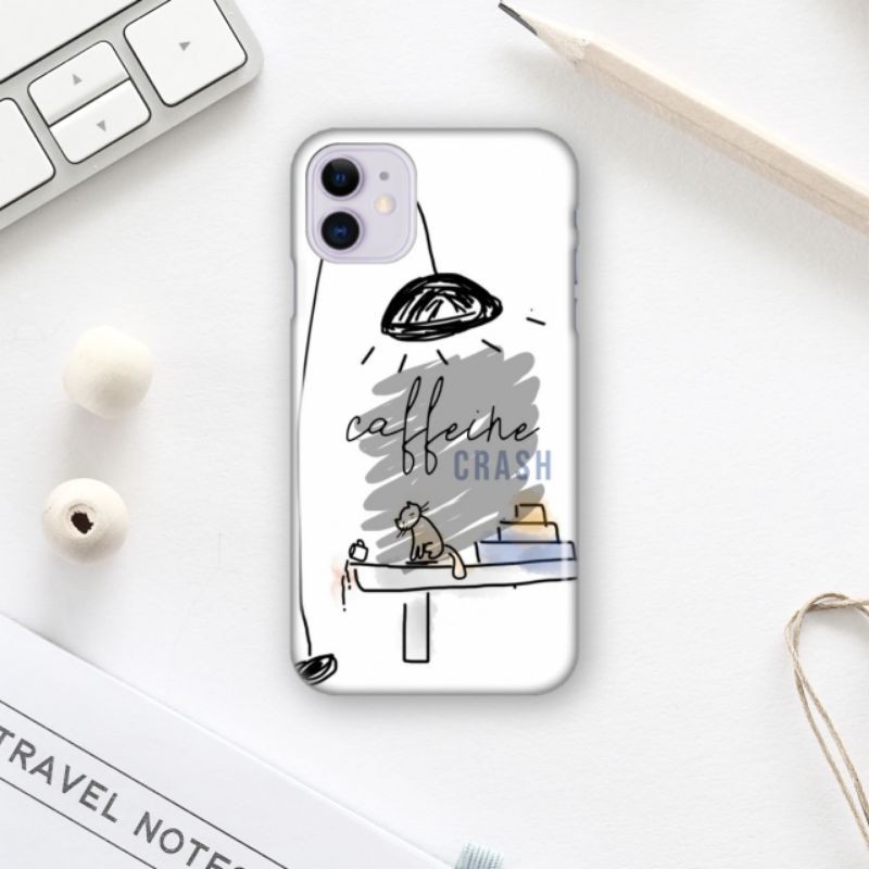 CUSTOM CASE MOTIF KOPI KEKINIAN