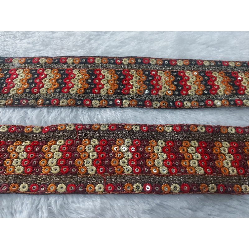 Renda india bordir hias payet