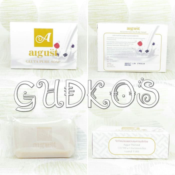 Gluta August Soap/ Sabun Gluta August Original Thailand 100%