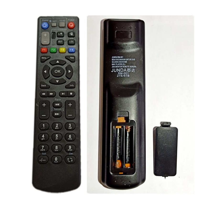 REMOTE DVB INDIHOME MNC PLAYER JUNDA RM-001