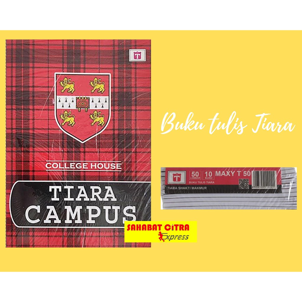 

BUKU TULIS 38/58 LMBR PCS TIARA SHAKI MAKMUR 本子