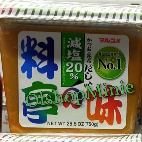 

PRODUK TERBAIK - MARUKAME MISO DASHI IRI RYOTEI NO AJI GENEN 750GR