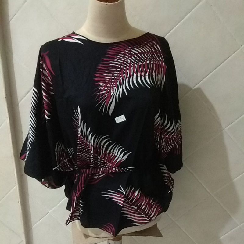 Blus LIA  bali jumbo tangan kalong