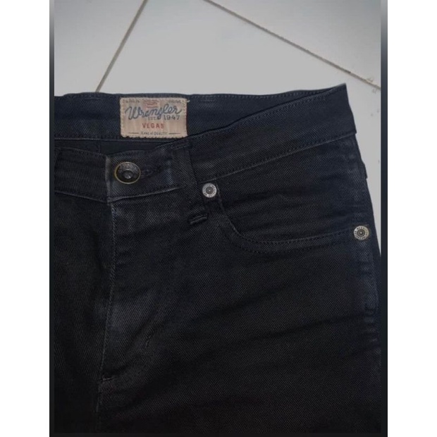 celana Wrangler original hitam size 30