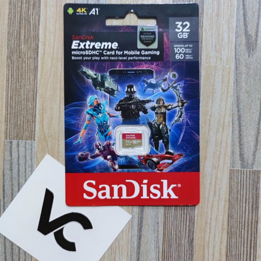 MicroSD SanDisk Extreme 32GB A1 4K V30 U3 Memory Card 32 GB Micro SD SDHC 100MBPS Kartu Memori