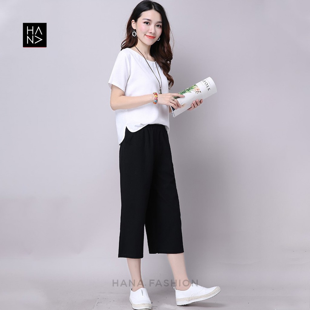 HanaFashion JKT - Maika Pants Celana Kulot  Bahan Wanita - LP054