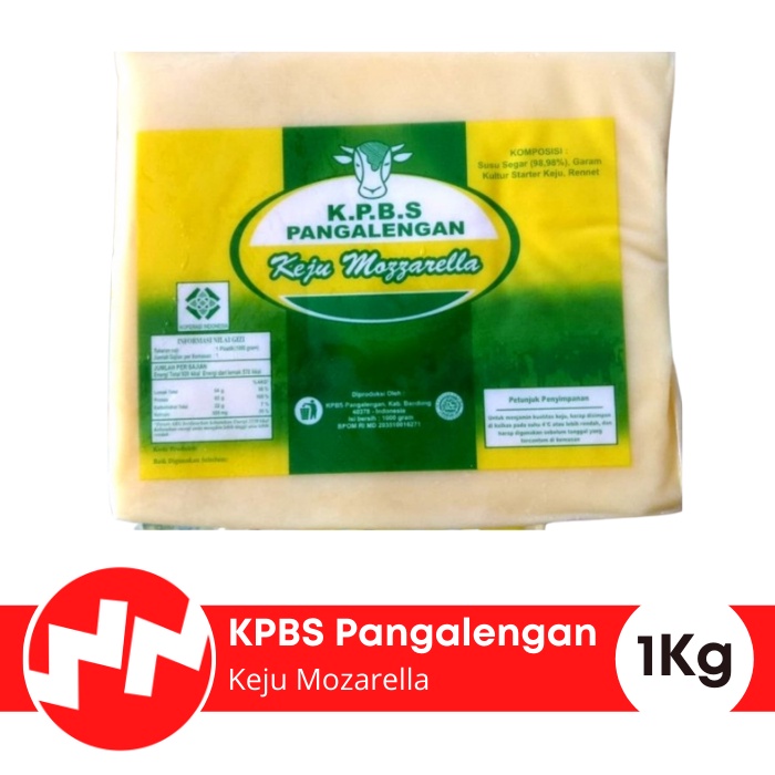 

Keju Mozarella KPBS Pangalengan 1Kg